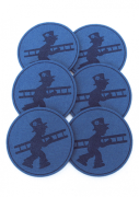 Schornsteinfeger-Bierfilz – Set blau