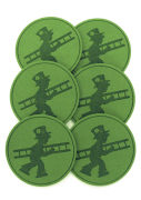 Schornsteinfeger-Bierfilz – Set grün
